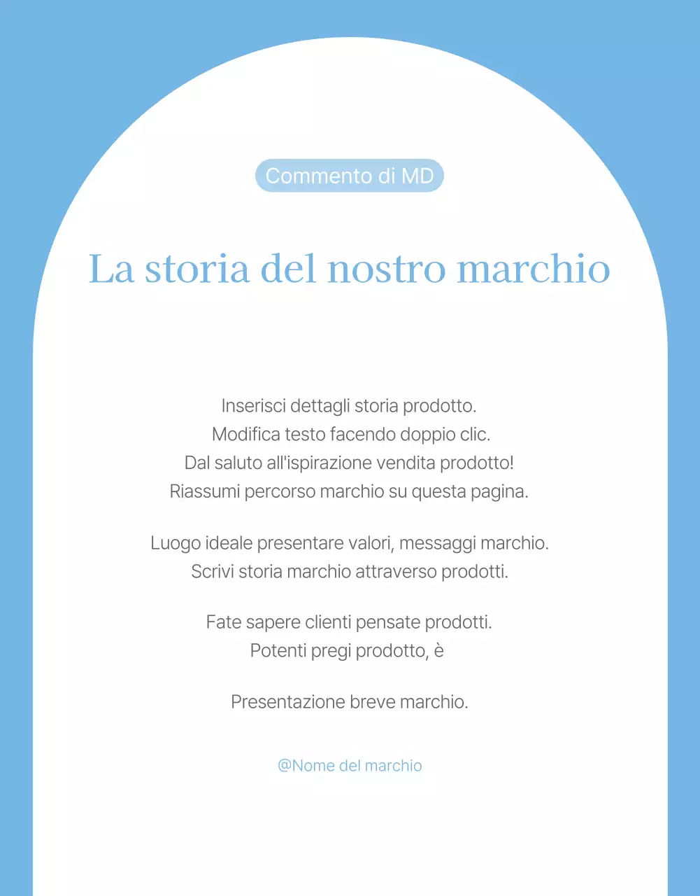 Promuovete un centro commerciale di moda pronto per l'estate con una simpatica emoji di nuvola e nastro in azzurro e bianco.