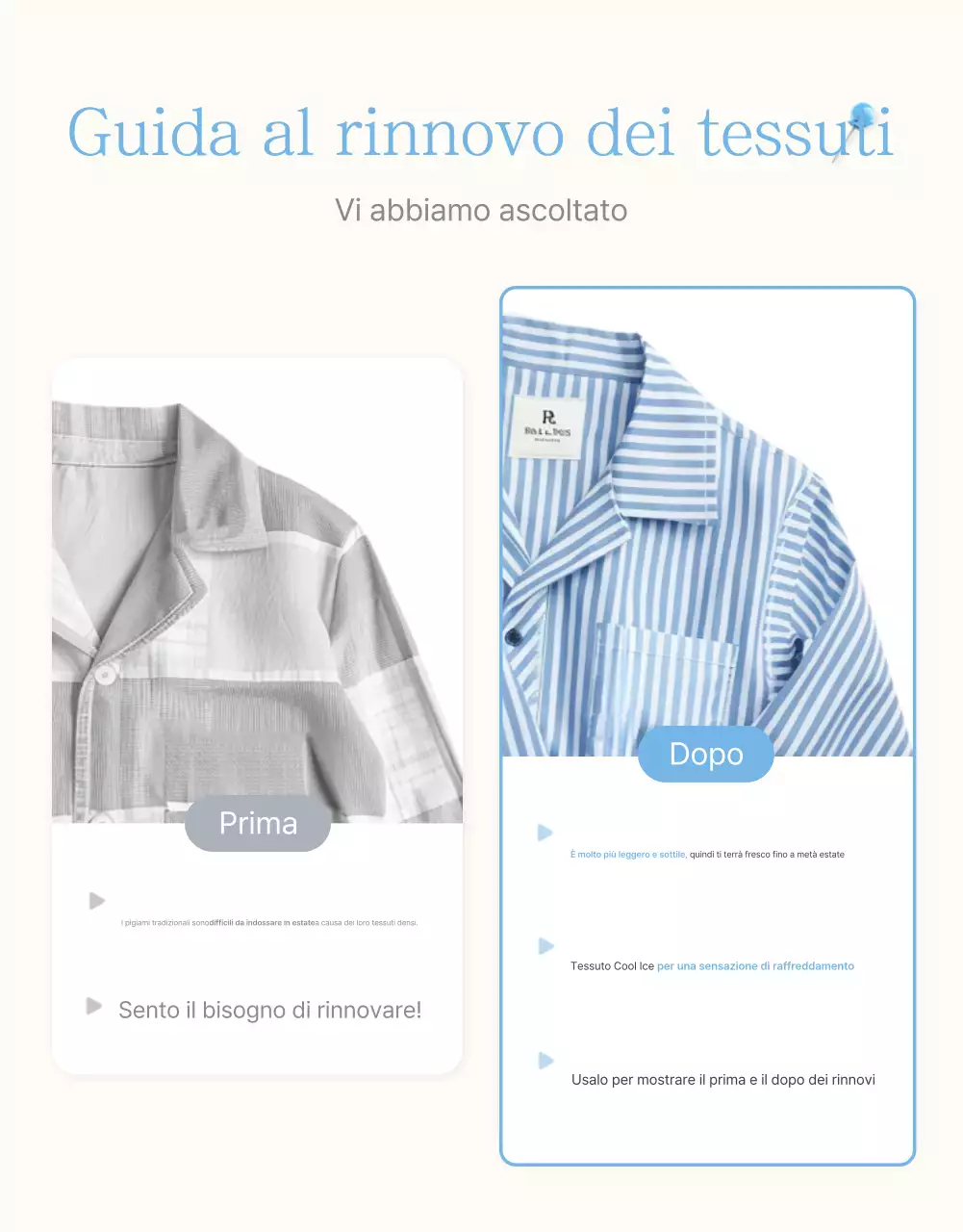 Promuovere punti di controllo nei centri commerciali di moda, perfetti per l'estate in azzurro e bianco.