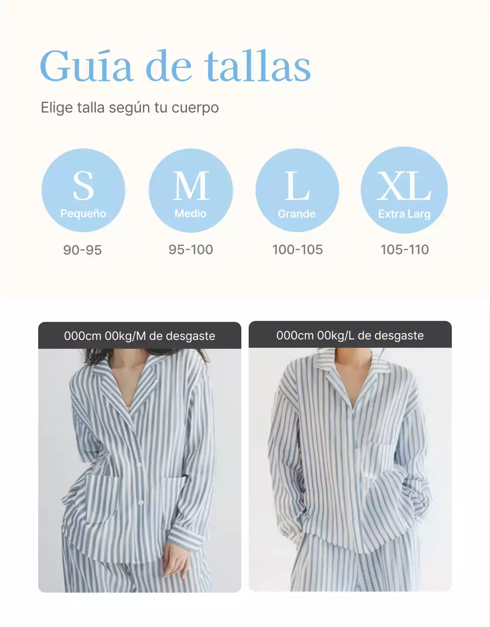 Información y precauciones que deben tomarse en el centro comercial de moda estival celeste y blanco