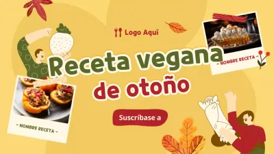 Amarillo, verde y rojo Recetas veganas creativas para el otoño