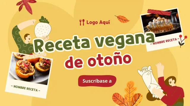 Amarillo, verde y rojo Recetas veganas creativas para el otoño