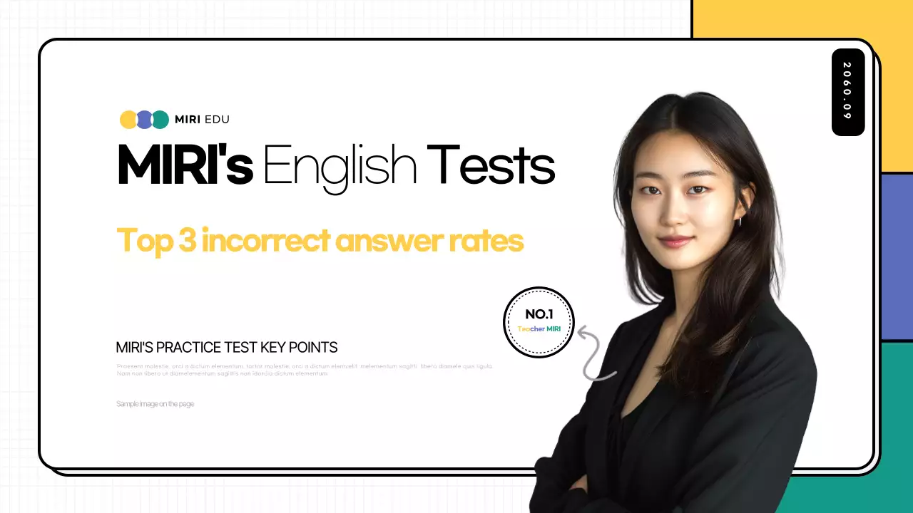 Tài liệu bài giảng giải thích bài kiểm tra mô phỏng với điểm nhấn là màu vàng và xanh lam