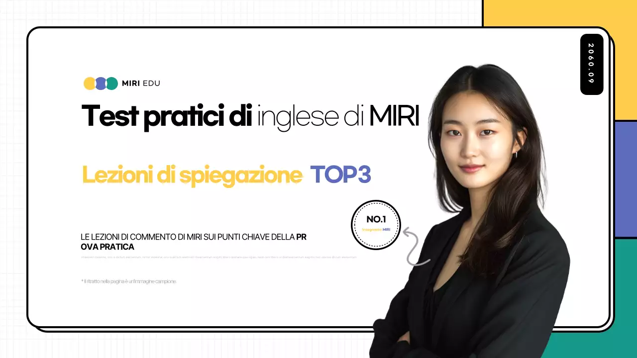 Materiale didattico di commento alla prova pratica evidenziato in giallo e in blu