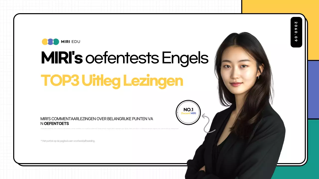 Gele en blauw gemarkeerde oefentoetsen met commentaar op lesmateriaal