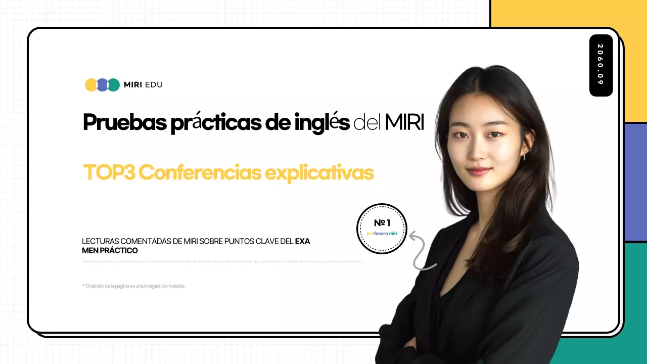 Material didáctico de los comentarios de las pruebas prácticas resaltadas en amarillo y azul