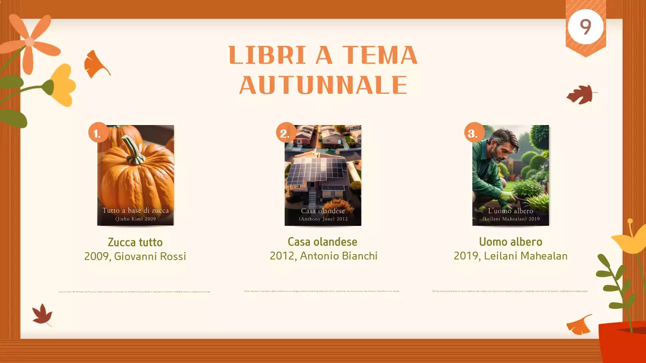 Marrone e beige Guida ai libri autunnali semplici