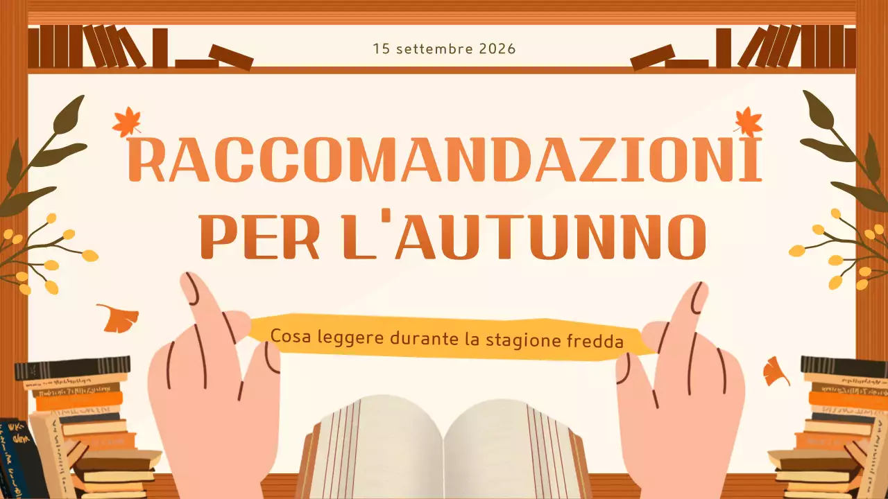 Marrone e beige Guida ai libri autunnali semplici