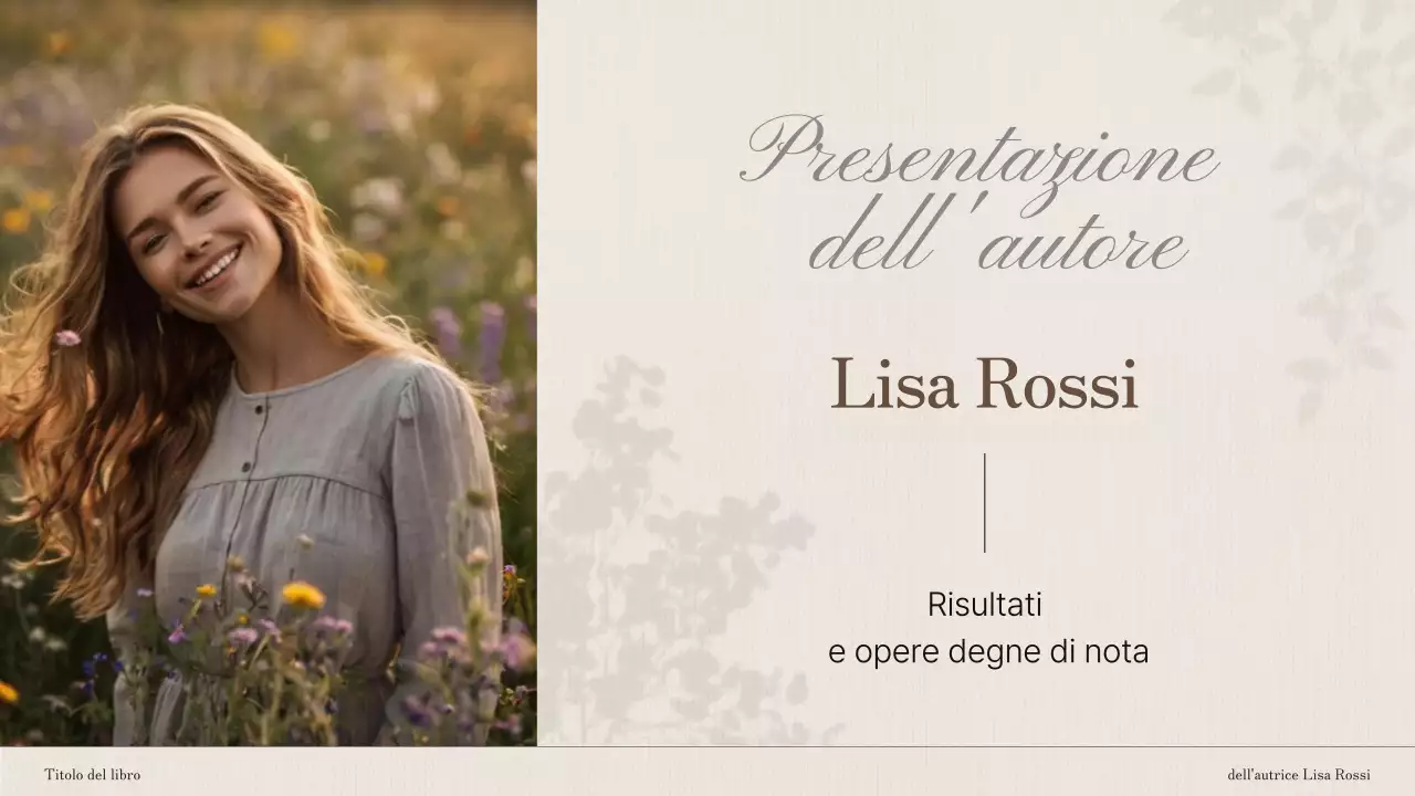 Introduzione al lancio del libro Brown and White Elegant