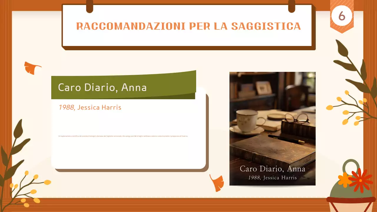 Marrone e beige Guida ai libri autunnali semplici