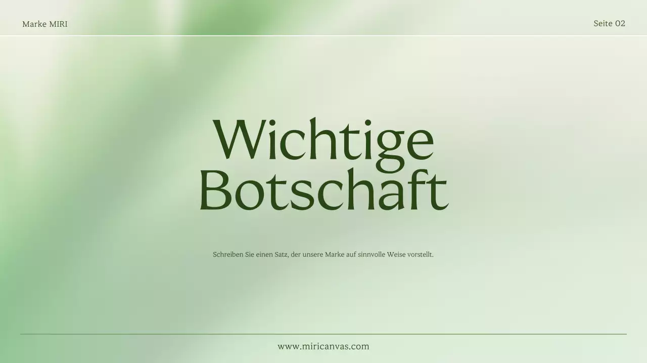 Ein einfaches grünes und lindgrünes Branding für kleine Unternehmen