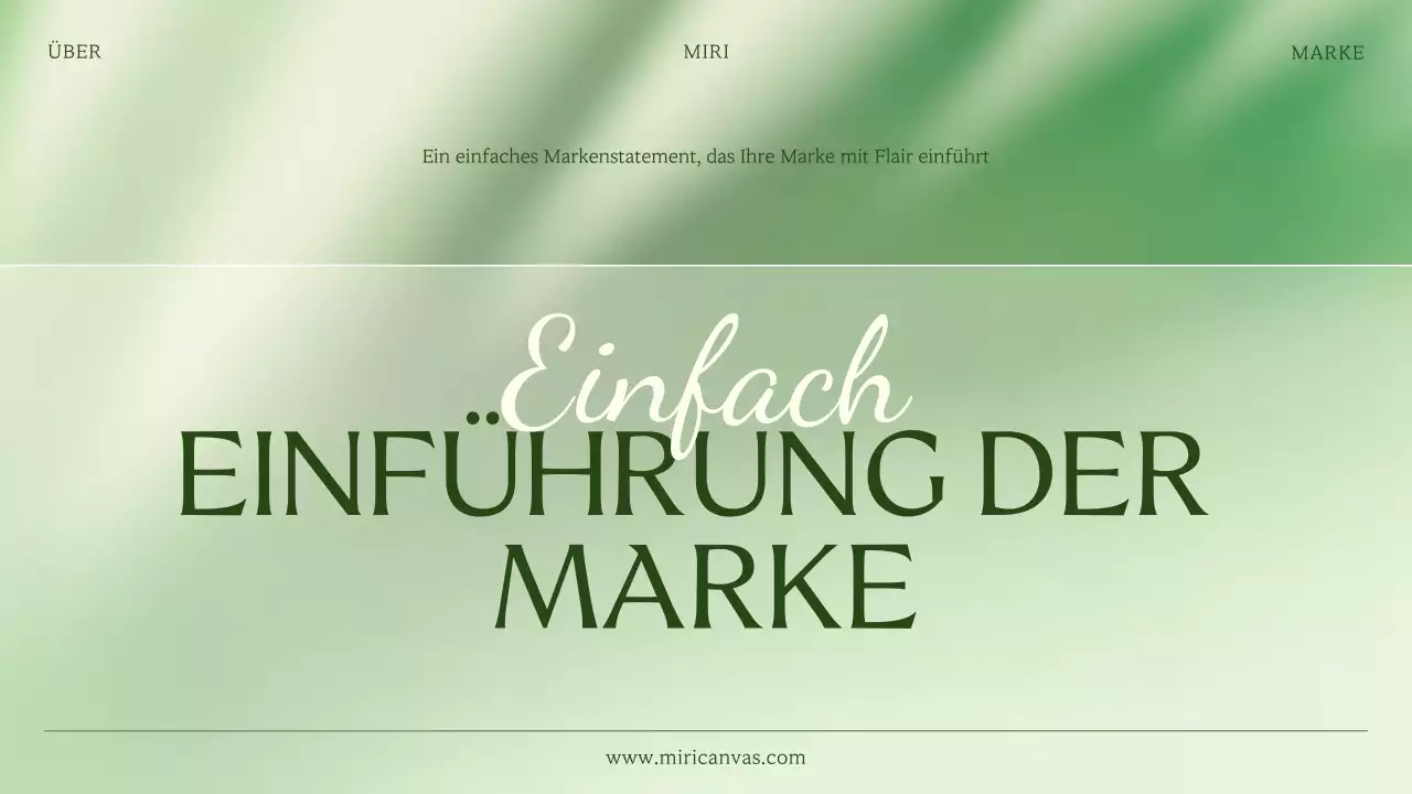 Ein einfaches grünes und lindgrünes Branding für kleine Unternehmen