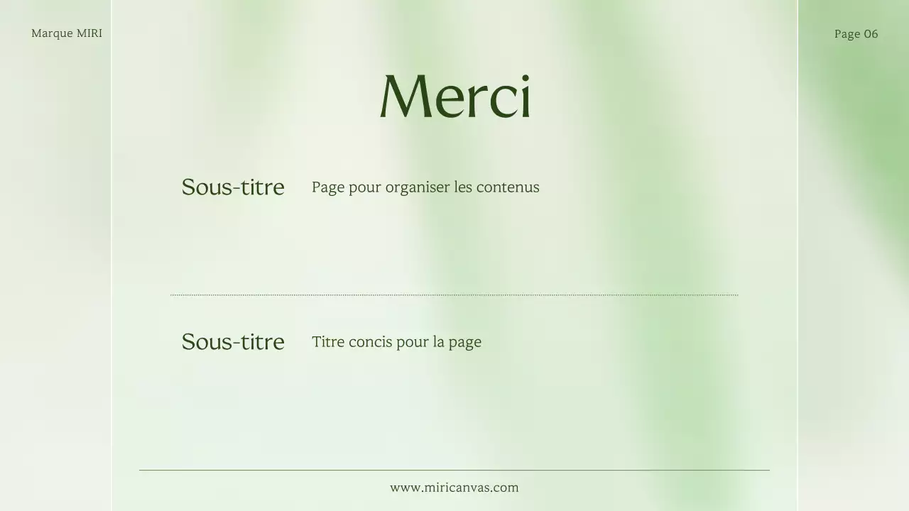 Une déclaration de marque simple pour une petite entreprise en vert et en vert lime