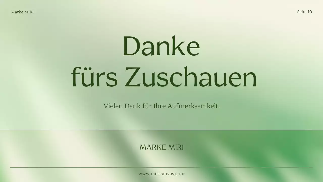 Ein einfaches grünes und lindgrünes Branding für kleine Unternehmen