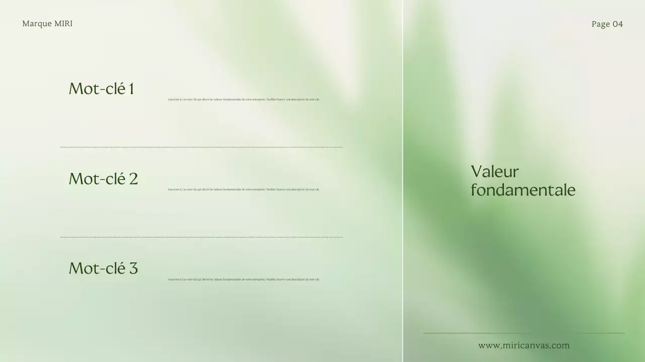 Une déclaration de marque simple pour une petite entreprise en vert et en vert lime