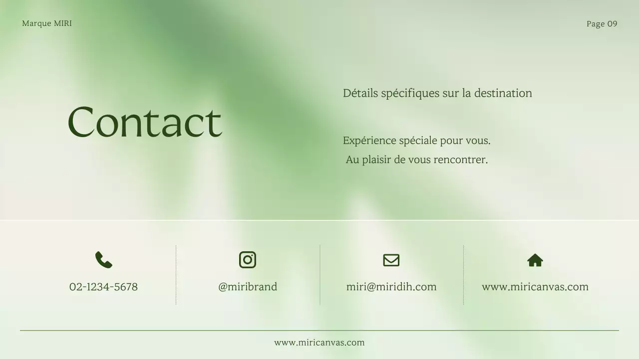 Une déclaration de marque simple pour une petite entreprise en vert et en vert lime