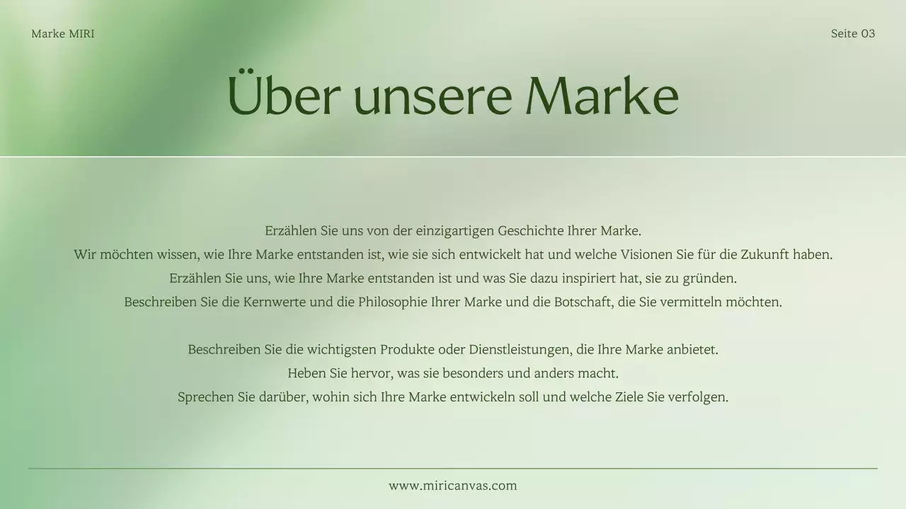 Ein einfaches grünes und lindgrünes Branding für kleine Unternehmen