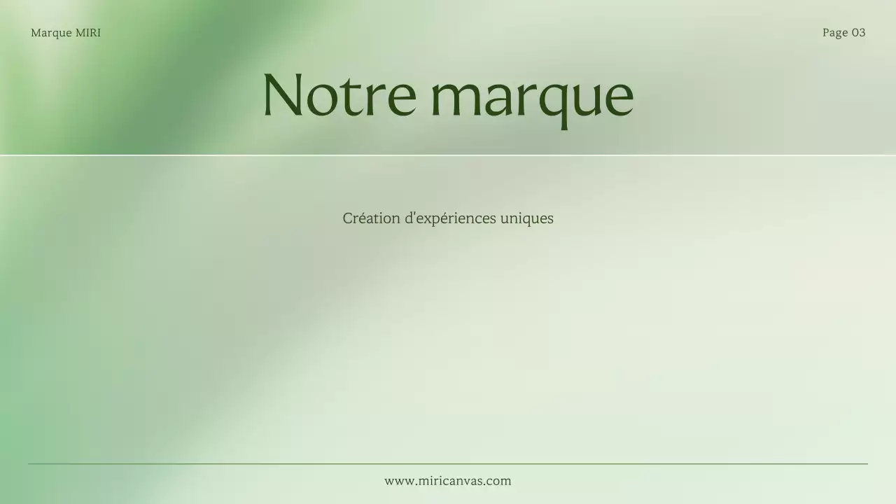Une déclaration de marque simple pour une petite entreprise en vert et en vert lime