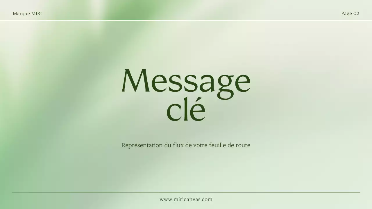 Une déclaration de marque simple pour une petite entreprise en vert et en vert lime