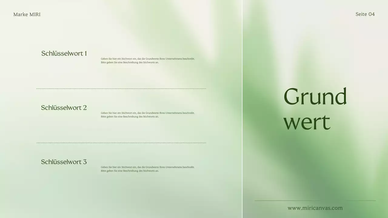 Ein einfaches grünes und lindgrünes Branding für kleine Unternehmen