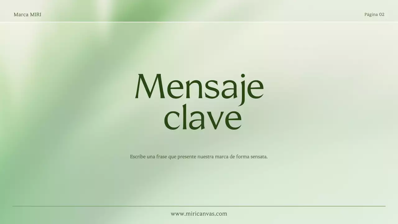 Una sencilla declaración de marca verde y verde lima para pequeñas empresas