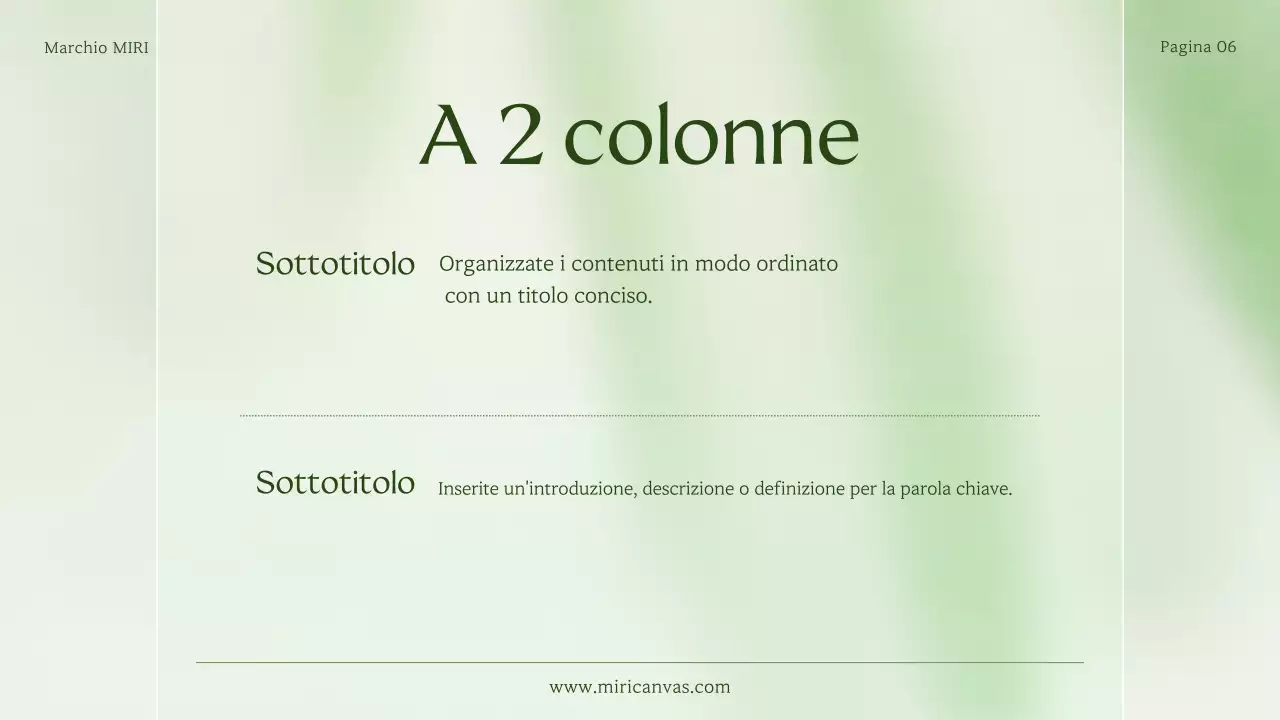 Una semplice dichiarazione di branding per piccole imprese in verde e verde lime