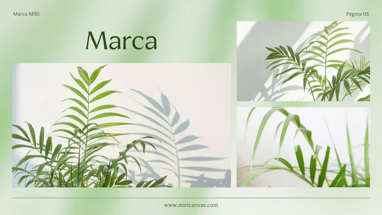 Una sencilla declaración de marca verde y verde lima para pequeñas empresas