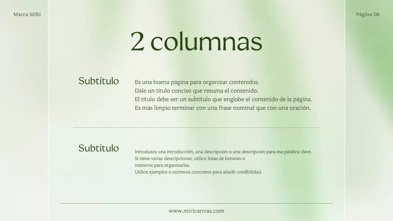 Una sencilla declaración de marca verde y verde lima para pequeñas empresas