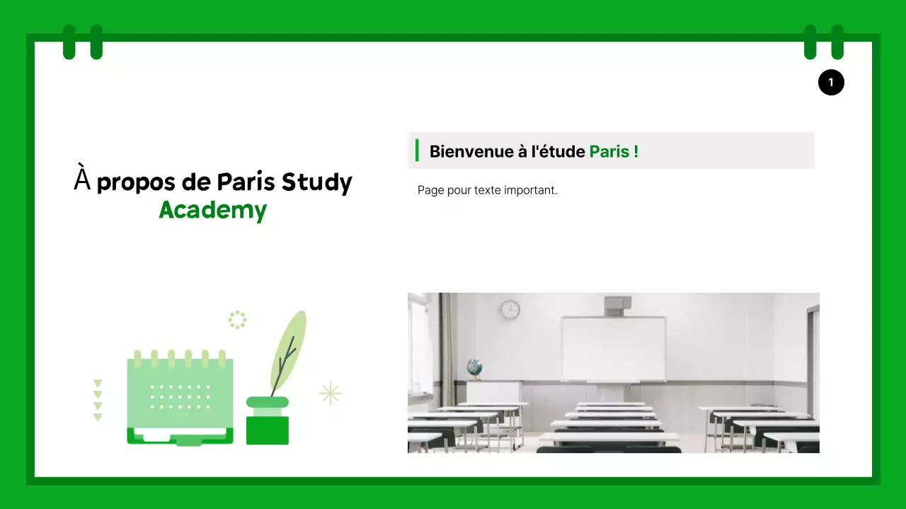 Une introduction simple aux vacances scolaires en vert et rose