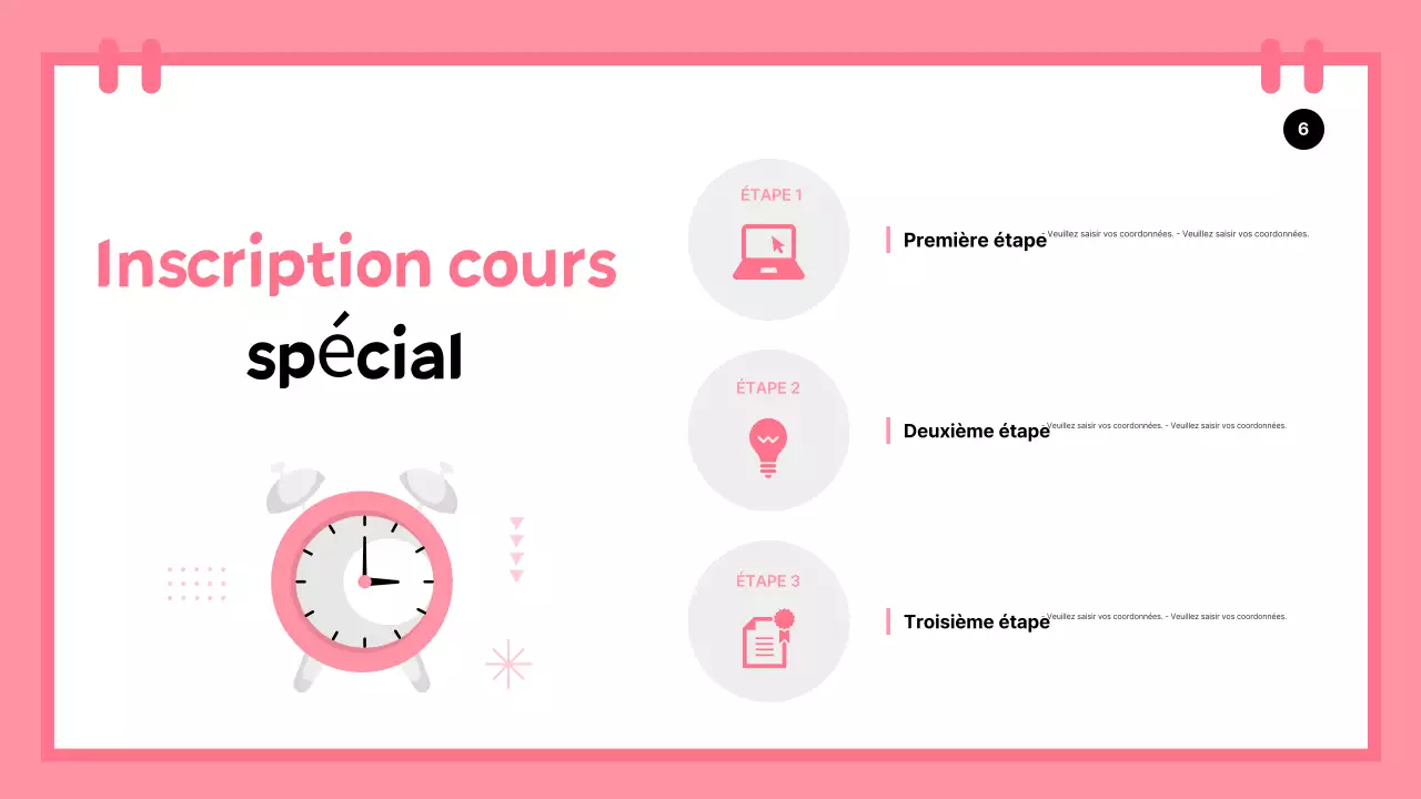Une introduction simple aux vacances scolaires en vert et rose