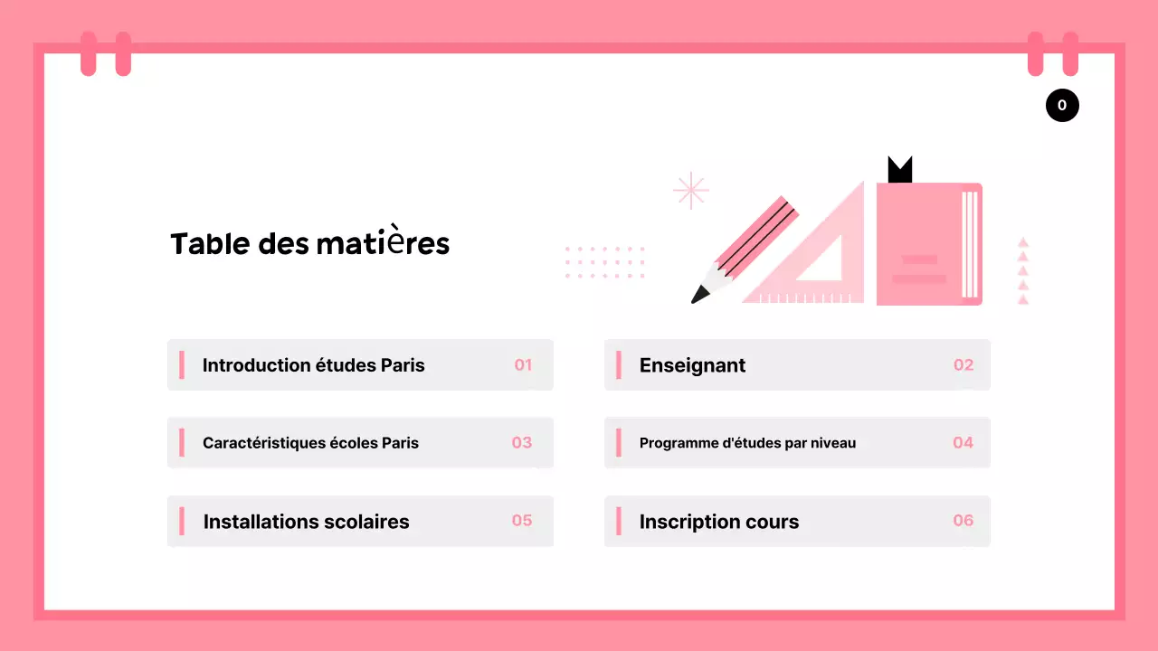 Une introduction simple aux vacances scolaires en vert et rose