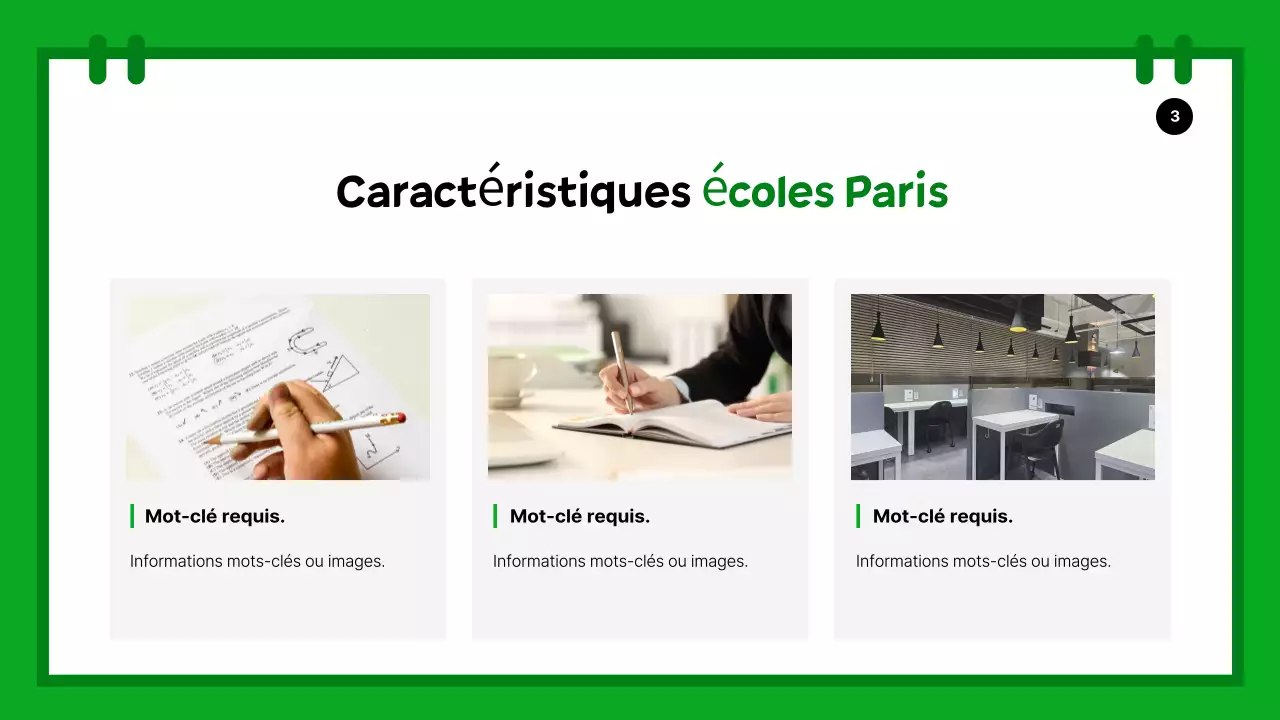 Une introduction simple aux vacances scolaires en vert et rose