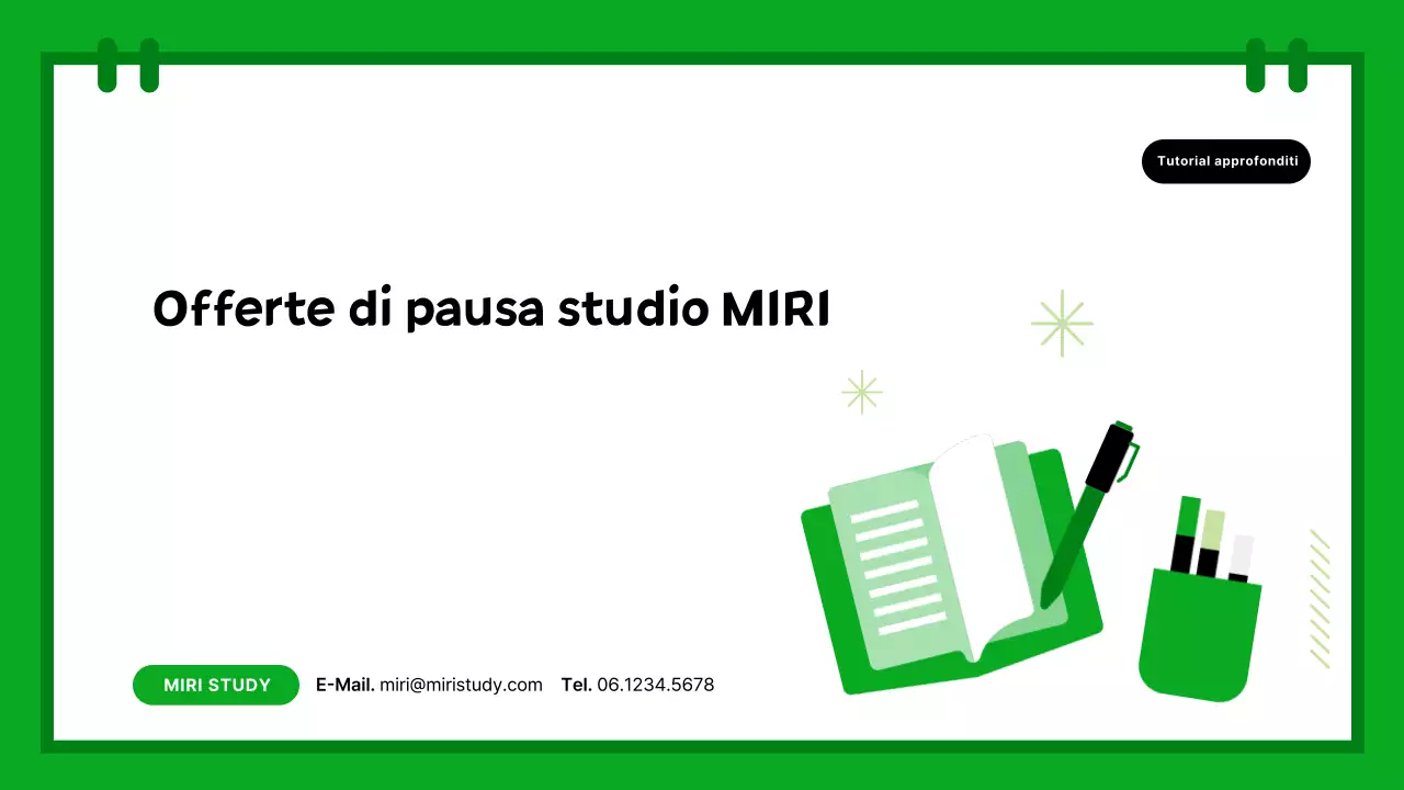 Una semplice introduzione alle vacanze scolastiche in verde e rosa