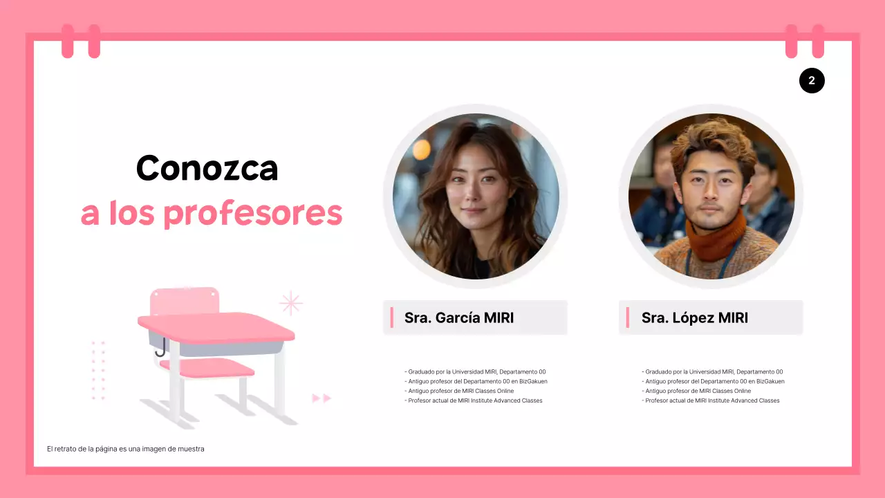 Una sencilla introducción a las vacaciones escolares en verde y rosa