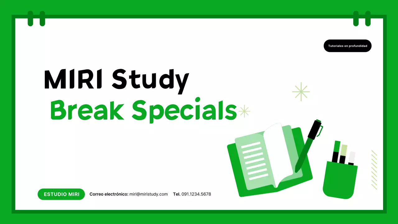 Una sencilla introducción a las vacaciones escolares en verde y rosa