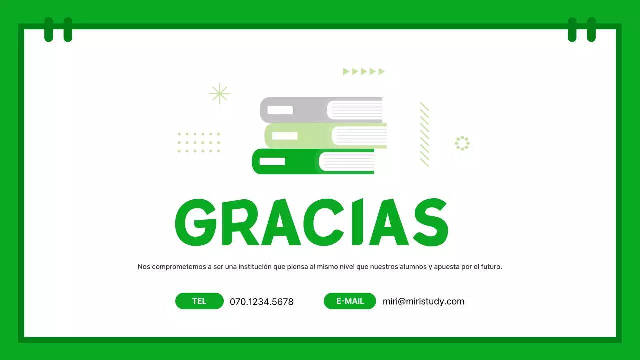 Una sencilla introducción a las vacaciones escolares en verde y rosa