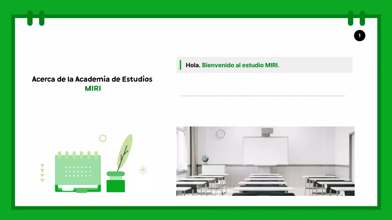 Una sencilla introducción a las vacaciones escolares en verde y rosa