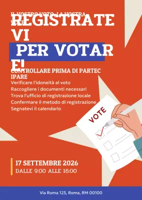 Promuovete il voto alle elezioni generali degli Stati Uniti con questa bellezza rossa e blu navy.