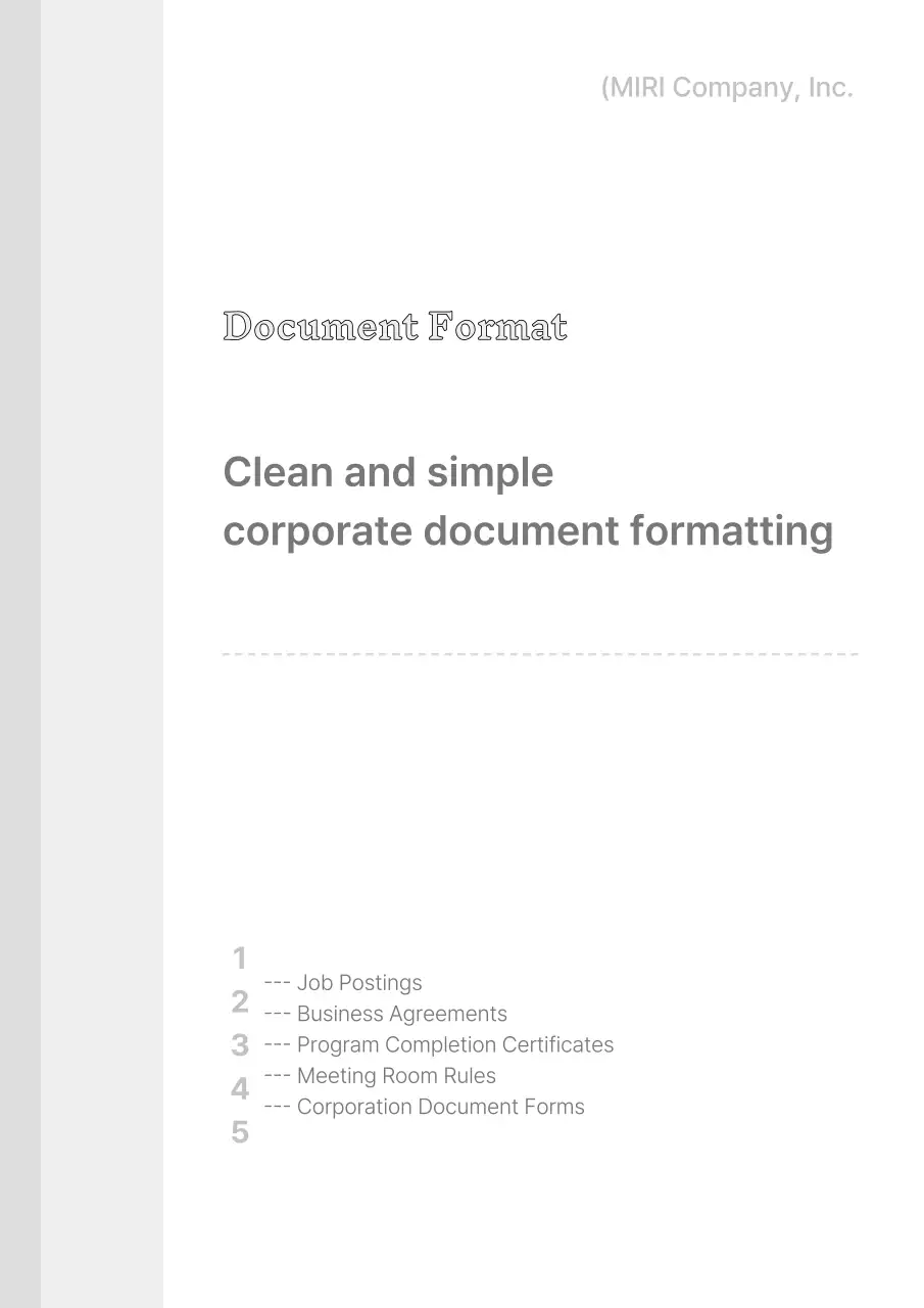 Bộ sưu tập các mẫu công ty đơn giản với màu xám và trắng