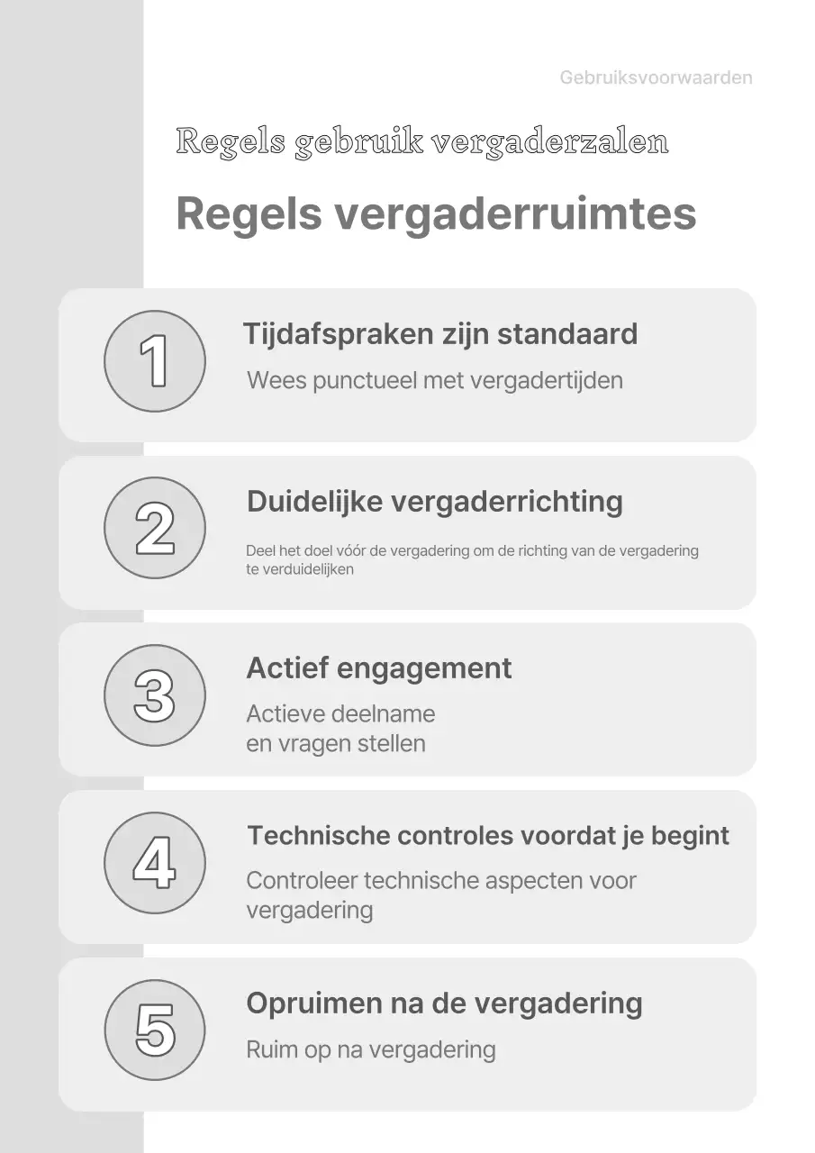 Een eenvoudige suite met grijze en witte bedrijfssjablonen