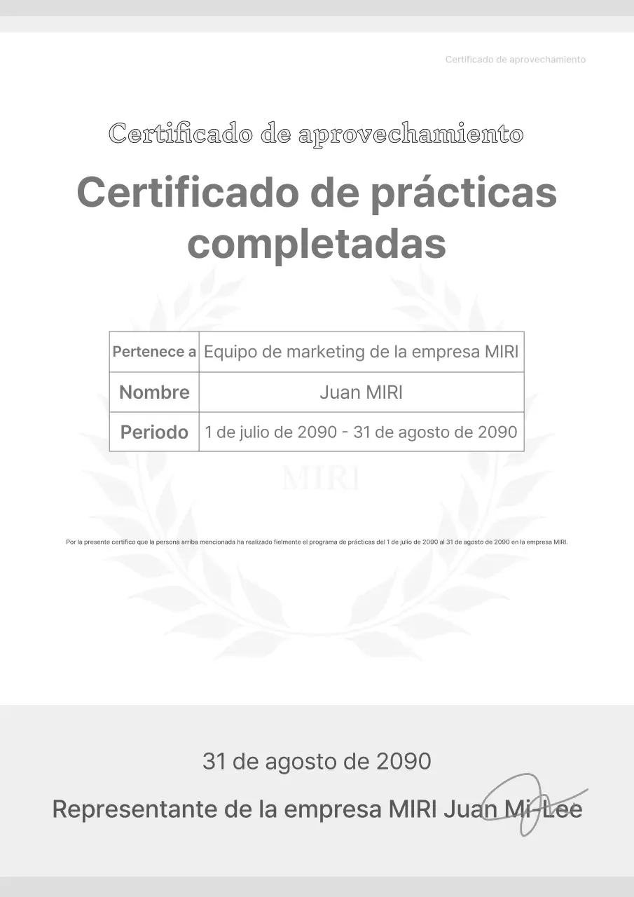 Una sencilla plantilla corporativa en gris y blanco