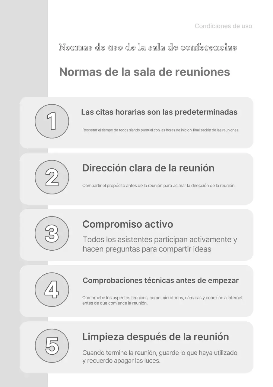 Una sencilla plantilla corporativa en gris y blanco