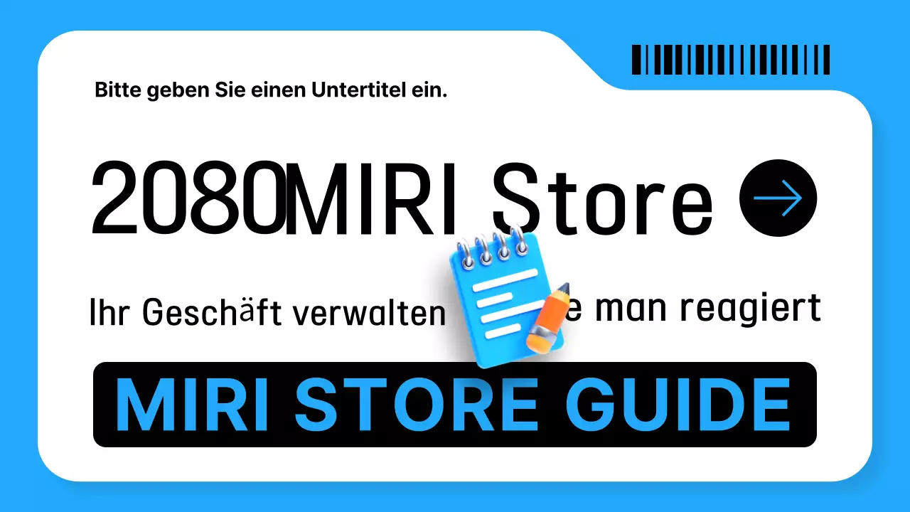 Ein Leitfaden zur Führung eines trendigen Geschäfts in Hellblau und Schwarz erklärt