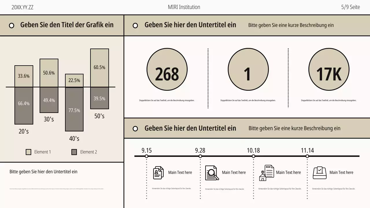 Beigefarbener und schwarz-weißer moderner Leitfaden zum Tag der Wählerregistrierung