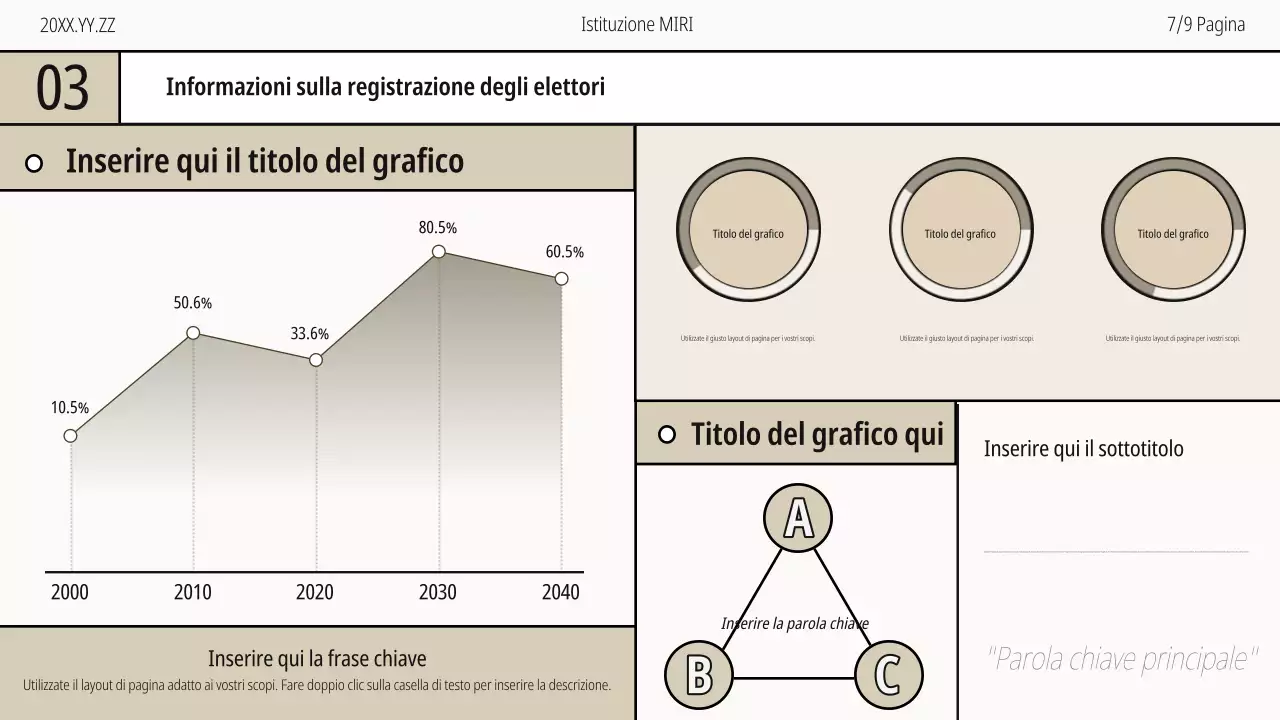 Guida moderna alla Giornata della registrazione degli elettori in beige e in bianco e nero