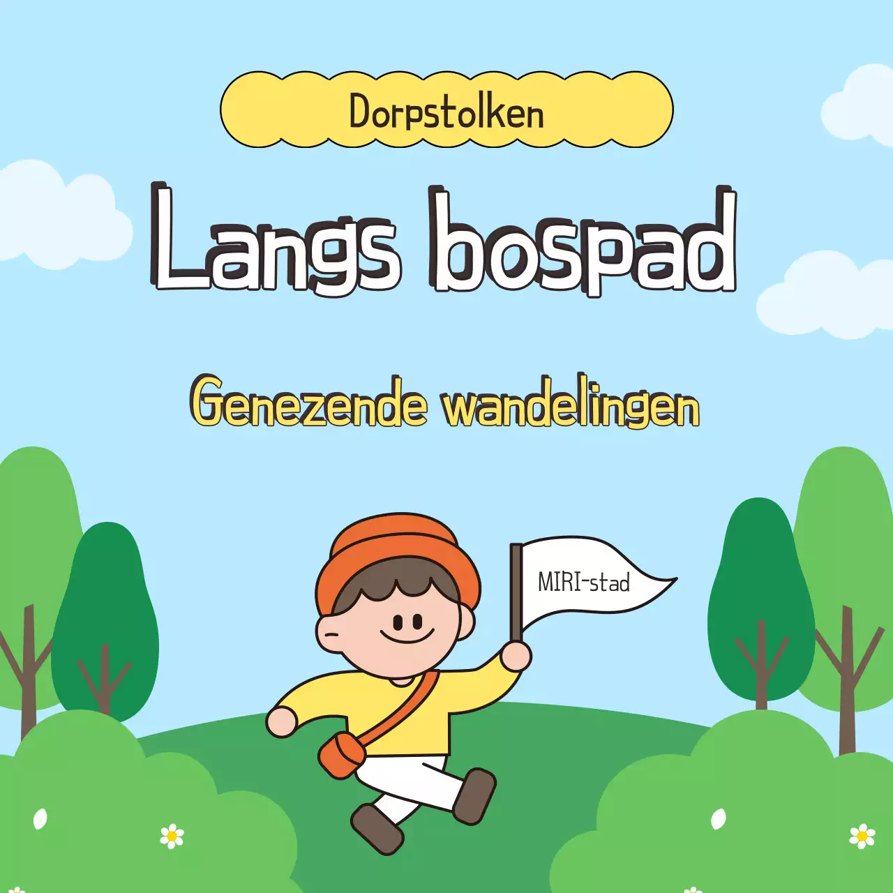 Bevorder een groene en bruine wandeling in het park