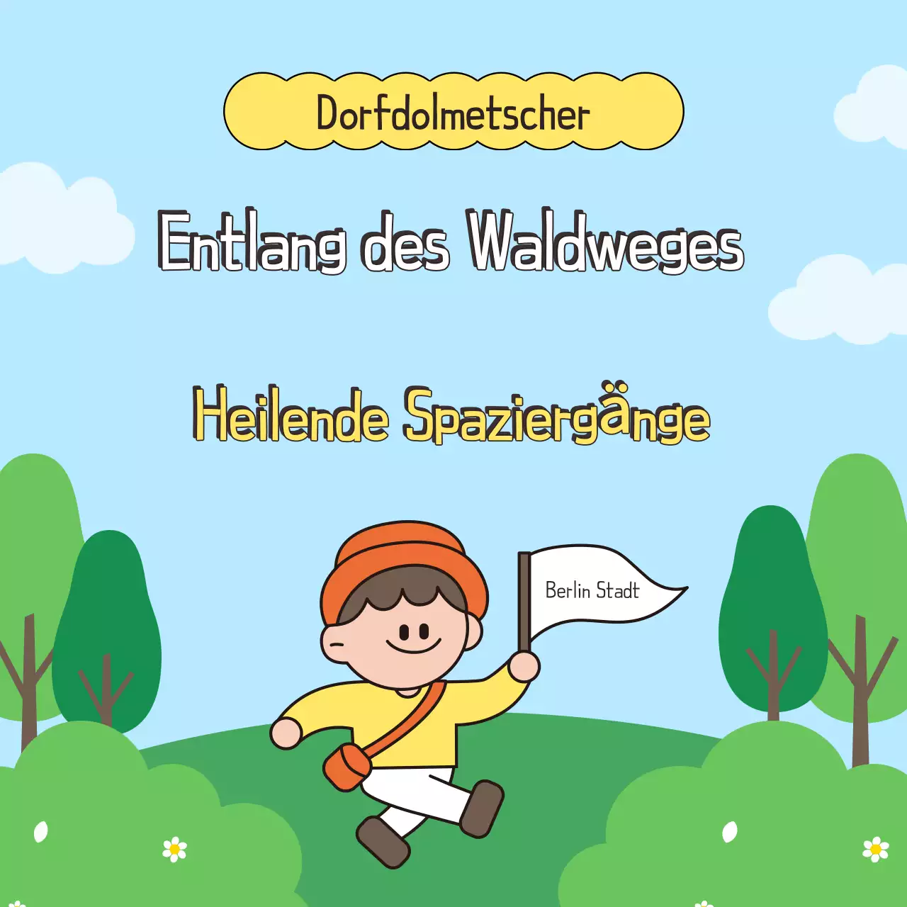 Förderung eines grün-braunen Spaziergangs im Park