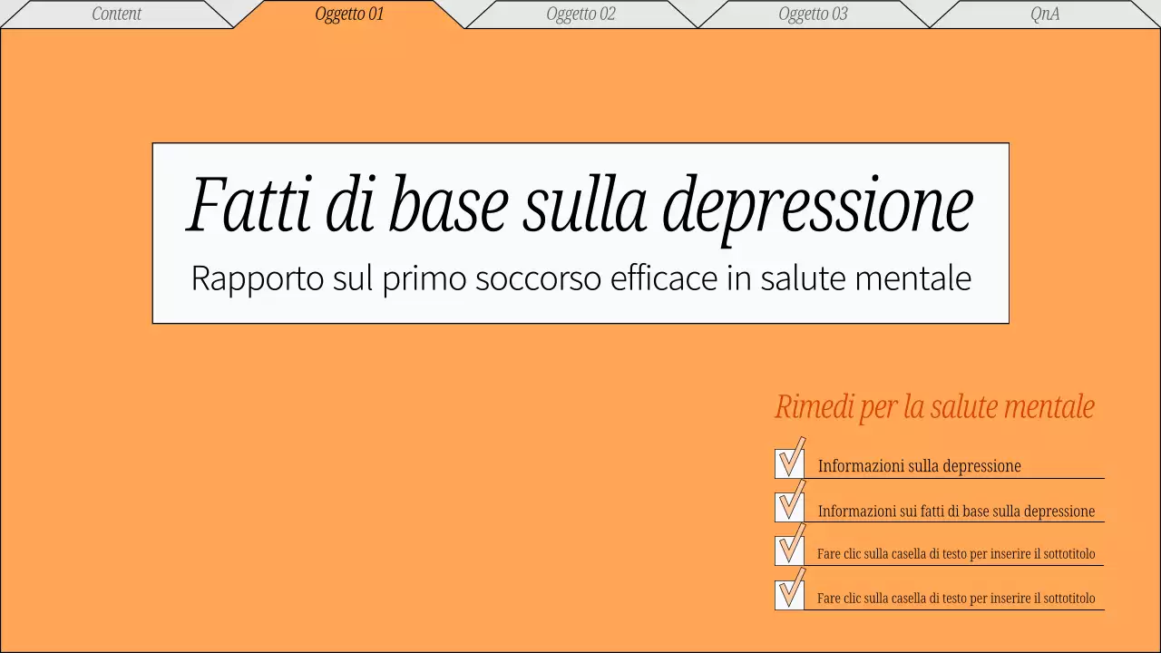 Rosso e grigio Materiale didattico per la cura del benessere mentale minimo
