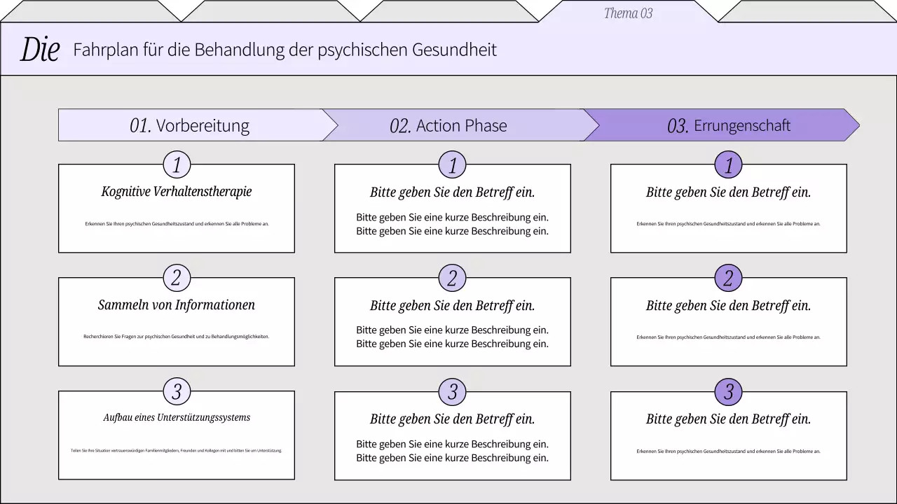 Flieder und weißes Plain Ratgeber Psychische Gesundheit