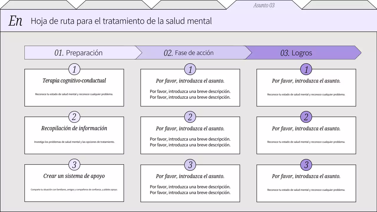Guía de Remedios para la Salud Mental Lila y Blanca