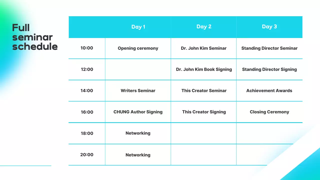 Giới thiệu hội thảo bài giảng công ty hiện đại Sky Blue